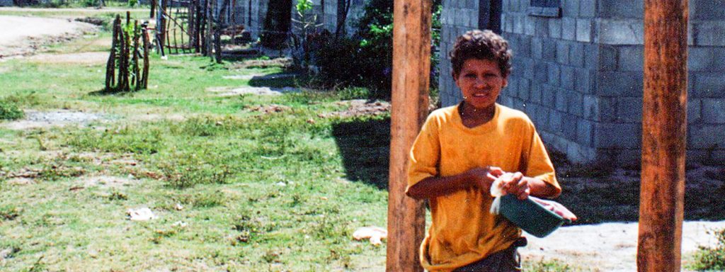 Nueva Esperanza, an NPH emergency aid and housing program, opens for victims of Hurricane Mitch in Honduras in 1998