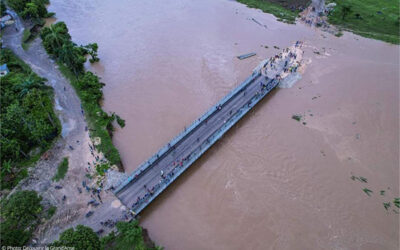 Fuertes lluvias caen en Haití