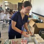 Volunteer Nurse in a meadical brigade